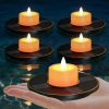 Small Solar Floating Pool Lights 5-Pack, 2 Inch Solar-Powered Floating Candle