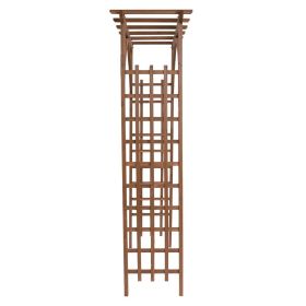 [Same Code: 43529880]Beautiful And Practical Garden Arch Dark Brown