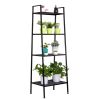 Widen 4 Tiers Bookshelf Black