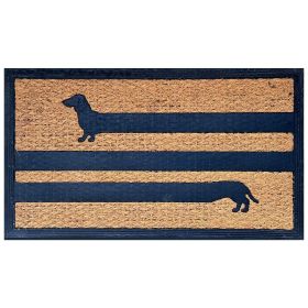 Funny Coir Doormat Hello There Welcome Front Porch Decor Doormat for The Entrance Way Outdoor with Heavy-Duty Non Slip Coconut Coir Doormat 30x17 inch