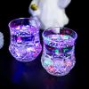 2 Packs Flash Light Up Cups Liquid Activated Multicolor LED Glasses Fun Light Up Drinking Shot Glasses,Glowing Wine Glasses Led Flashing Cups
