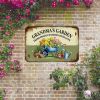 CIFbuy Grandma's Garden Vintage Metal Sign Garden Grown with Love Wall Decor Farmhouse Sign Gift For Mom (TikTok, temu pick-up service)