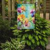 Orchids in Watercolor Garden Flag Mailbox Flag Decorative Yard Flag Banner Outside Patio Artwork Yard Flower Beds, Garden Size, Multicolor