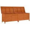Garden Storage Box Brown Solid fir wood 78.1 in x 19.7 in x 22.2 in