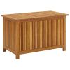 Storage Box Natural Brown Solid Acacia Wood Medium Storage Box