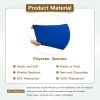 Square Fitted Table Cover Elastic Tablecloth Stretch Spandex Table Top Cover Tables Topper Cap for Dining Kitchen Home Party Blue 34X34 Inch