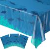Shark Table Covers (Pack of 3) – 54' x 108' XL - Plastic Tablecloths