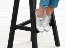 Set of 2 29" Outdoor Bar Stools, Weather Resistant All-Weather Patio Barstools for Kitchen Counter, Balcony & Backyard
