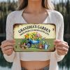 CIFbuy Grandma's Garden Vintage Metal Sign Garden Grown with Love Wall Decor Farmhouse Sign Gift For Mom (TikTok, temu pick-up service)