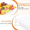 4 pcs Serving Tray for Entertaining, Grilling BBQ Accessories, Serving Platters for Snacks, Fruit