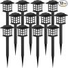 GIGALUMI Solar Outdoor Lights12 Pack LED Solar Lights Outdoor Waterproof Solar