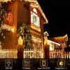 240LED 88Ft Connectable String Lights Indoor Outdoor Clear Wire | Warm White Christmas Lights | Twinkle Fairy Light Plug in with Timer for Bedroom Cla