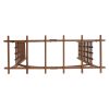 [Same Code: 43529880]Beautiful And Practical Garden Arch Dark Brown