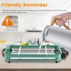 2-IN-1 Electric Grill & Crepe Maker, 2000W Fast Heat 5 Temp Control, 3 Raclette Trays Dishwasher Safe for Indoor Outdoor