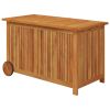 Garden Storage Box Natural wood Solid Acacia wood Medium Storage