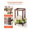 20 Set/60 Pcs Wooden Wedding Lantern Centerpiece