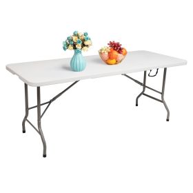 [Replace 82618525]6FT Outdoor Courtyard Foldable Long Table