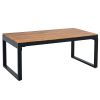 GO 4-Piece Outdoor Furniture Sofa Set for 5 People with Acacia Wood Armrests