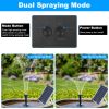 Solar Powered Fountain with 2200mAh Battery Backup, IP68 Waterproof Solar Water Fountain Pump , 2 Water Modes, Adjustable Height & 3 Nozzles