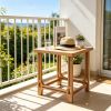 Outdoor Adirondack side table 18 inch Flat noodles surface for garden furniture