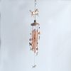 1pc Vintage Metal Butterfly Turtle Iron Owl Animal Wind Chime Home Courtyard Living Room Decoration Copper Outdoor Hanging Ornament