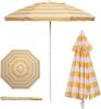 5.5 Ft Portable Beach Umbrella, Lightweight UV Protection Sunshade with Tilt Pole & Carry Bag, Outdoor Canopy Umbrella for Beach, Sand, Pool, Patio