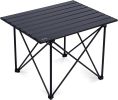 Ultralight Camping Table, Compact Aluminum Folding Beach Table with Carry Bag for Outdoor, Picnic BBQs, and Cooking