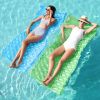 Inflatable Pool Floats Raft,Floating Lounge for Adults,64x32 inch Swimming Mat Pool Mattress with Headrest