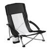 Portable Folding Patio Chaise Lounge With Storage Pocket And Carry Bag | 250 Lbs Weight Capacity, Mesh Breathable Backrest, Alloy Steel Frame