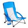 Portable Folding Patio Chaise Lounge With Storage Pocket And Carry Bag | 250 Lbs Weight Capacity, Mesh Breathable Backrest, Alloy Steel Frame