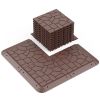 11.81"x11.81"x0.79"Grey & Brown Colors - Stylish Interlocking Flooring