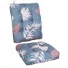Waterproof Rocking Chair Cushion Upper And Lower Back And Seat Sets with Non-Slip Ties Oxford Cloth Surface Polyester Filling Comfortable for Indoor H