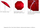 5.5 Ft Portable Beach Umbrella, Lightweight UV Protection Sunshade with Tilt Pole & Carry Bag, Outdoor Canopy Umbrella for Beach, Sand, Pool, Patio