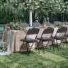 Folding Chair, Leather Padded Folding Chairs, Easy to Use and Store, Outdoor and Indoor, for Home, Office, Party, Comfy