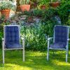 Waterproof Rocking Chair Cushion Upper And Lower Back And Seat Sets with Non-Slip Ties Oxford Cloth Surface Polyester Filling Comfortable for Indoor H