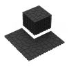 11.81"x11.81"x0.79"Grey & Brown Colors - Stylish Interlocking Flooring