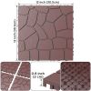 11.81"x11.81"x0.79"Grey & Brown Colors - Stylish Interlocking Flooring