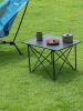 Ultralight Camping Table, Compact Aluminum Folding Beach Table with Carry Bag for Outdoor, Picnic BBQs, and Cooking