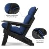 Adirondack Chair Cushion, High Back Rocking Chairs Cushion, Waterproof All-Weather Rocker Chair Cushion for Outdoor Patio Garden Porch